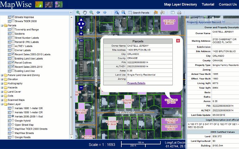 Florida Maps Online Product Info