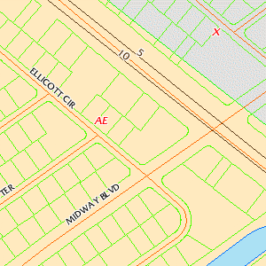 DFIRM Flood Zone Map Sample