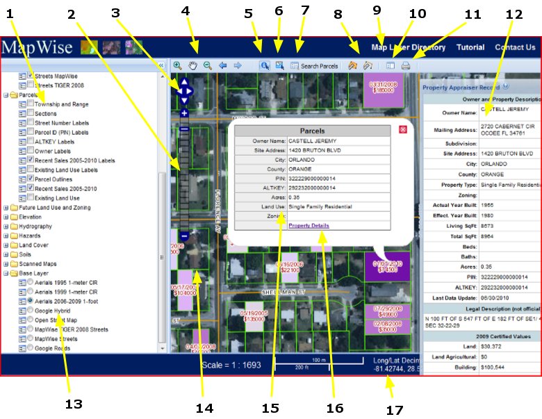 Florida Maps Online View