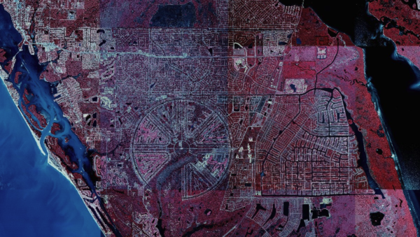 Aerials 1999 Color Infrared Map Sample
