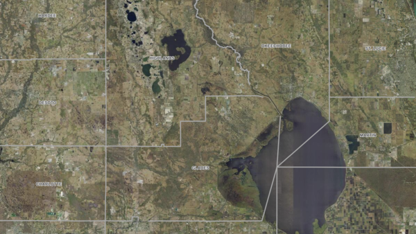 County Boundaries Map Sample