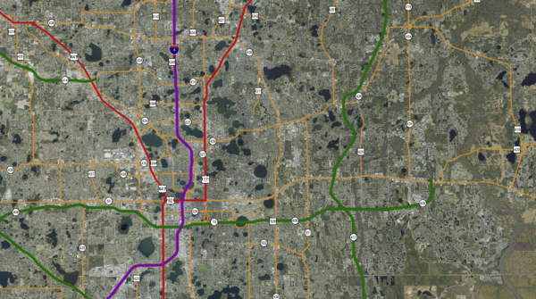 Highways Map Sample