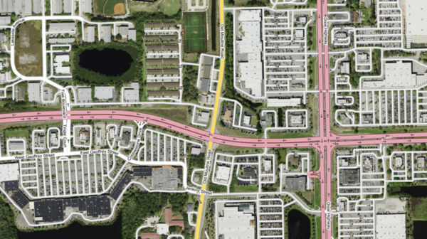 Streets - OpenStreetMap Map Sample