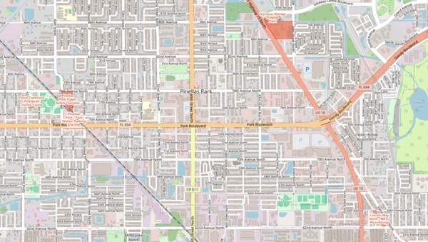 Environmental Resource Permits - Recent Map Sample
