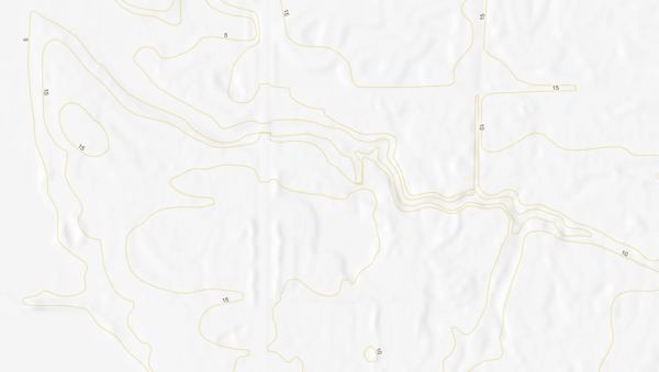 Digital Elevation Model Hillshaded USA Map Sample