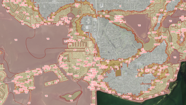 FEMA Flood Zones DFIRM Map Sample