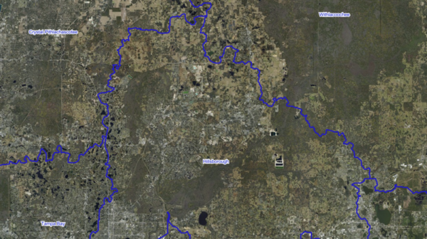 Drainage Basins HUC Map Sample