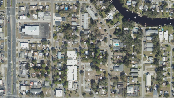 Existing Land Use Labels Map Sample