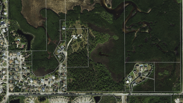 Parcel Outlines Grey Recent Map Sample