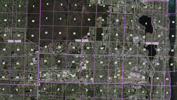 Section / Township / Range Map Sample