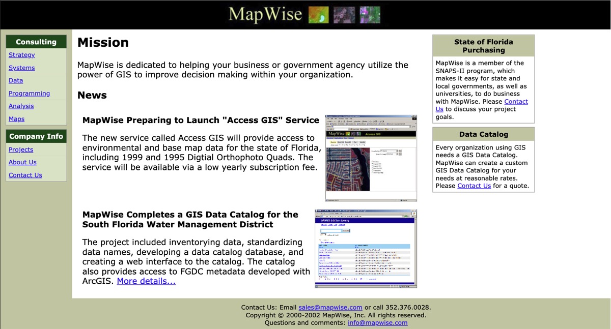MapWise Original Site - GIS Mapping Solutions