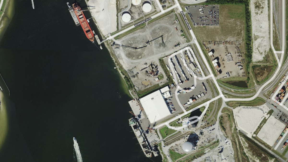 Aerials High Res 2021-2024 Hybrid - OpenStreetMap Map Sample