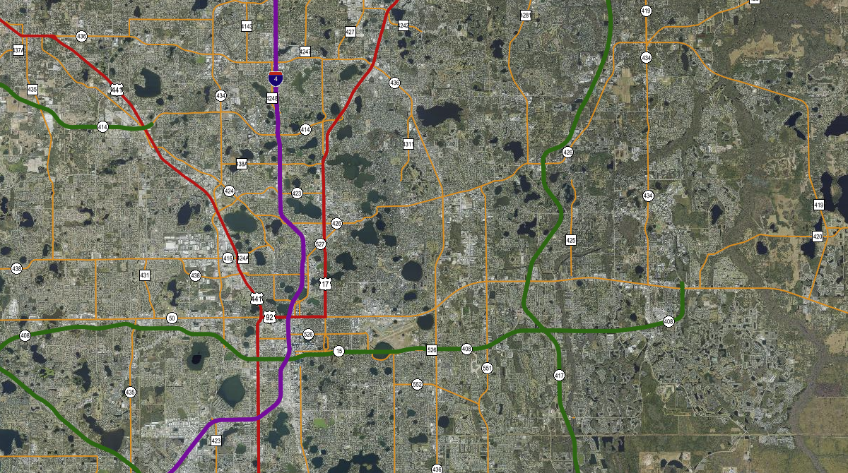 Highways Map Sample