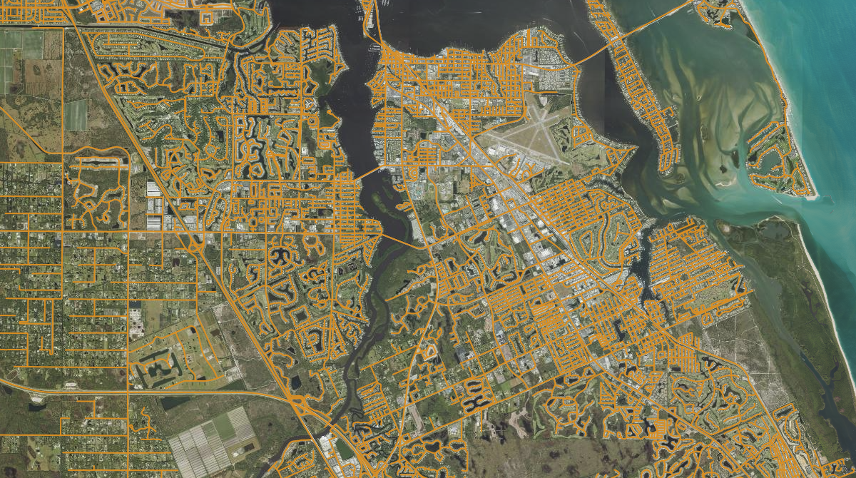 Streets - County Map Sample