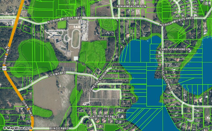 National Wetlands Inventory Map Sample