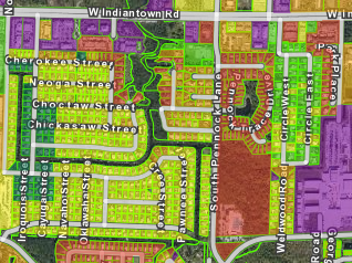 Florida Parcels Year Built Shading Map Example